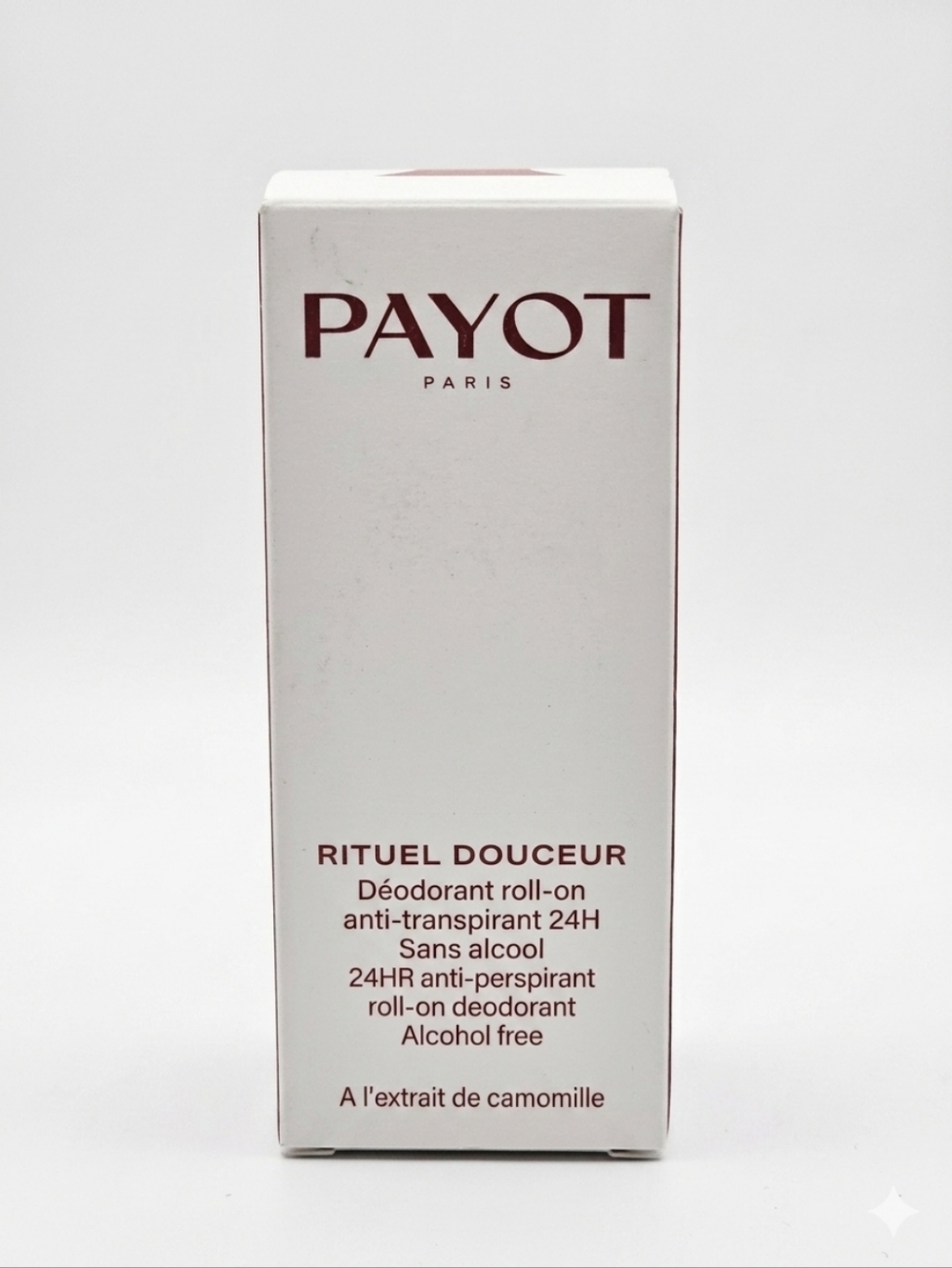 ​NEW Payot Paris Rituel Douceur 24HR Anti-Perspirant Roll-On Deodorant - Alcohol
